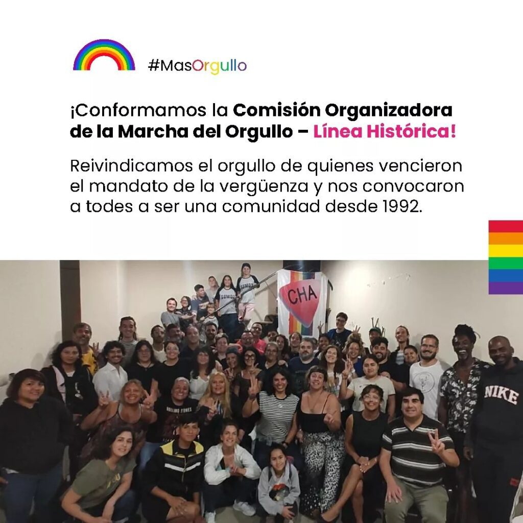 C.O.M.O Histórica: Nueva Comisión Organizadora de la Marcha del Orgullo LGBTIQ+