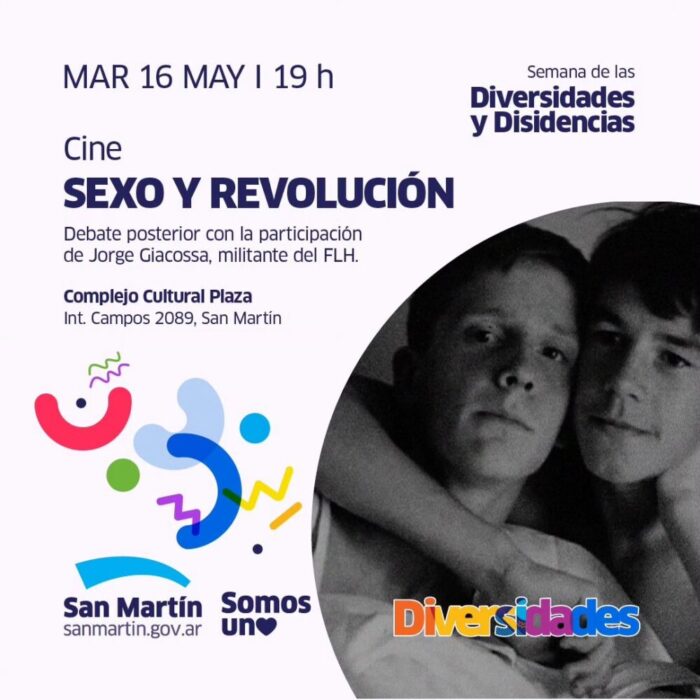 *Proyección "Sexo y Revolución" por la Semana de las Diversidades y Disidencias*