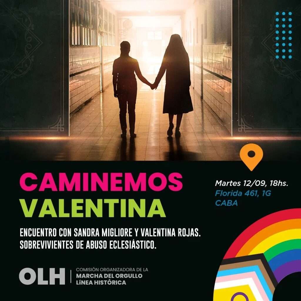 encuentro con las ex monjas Sandra Migliore y Valentina Rojas