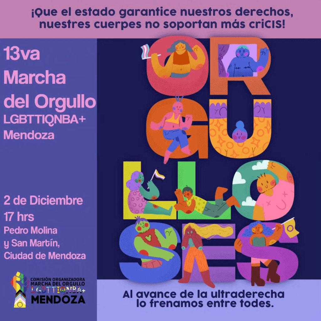 13va Marcha del Orgullo LGBTTIQNBA+ de Mendoza