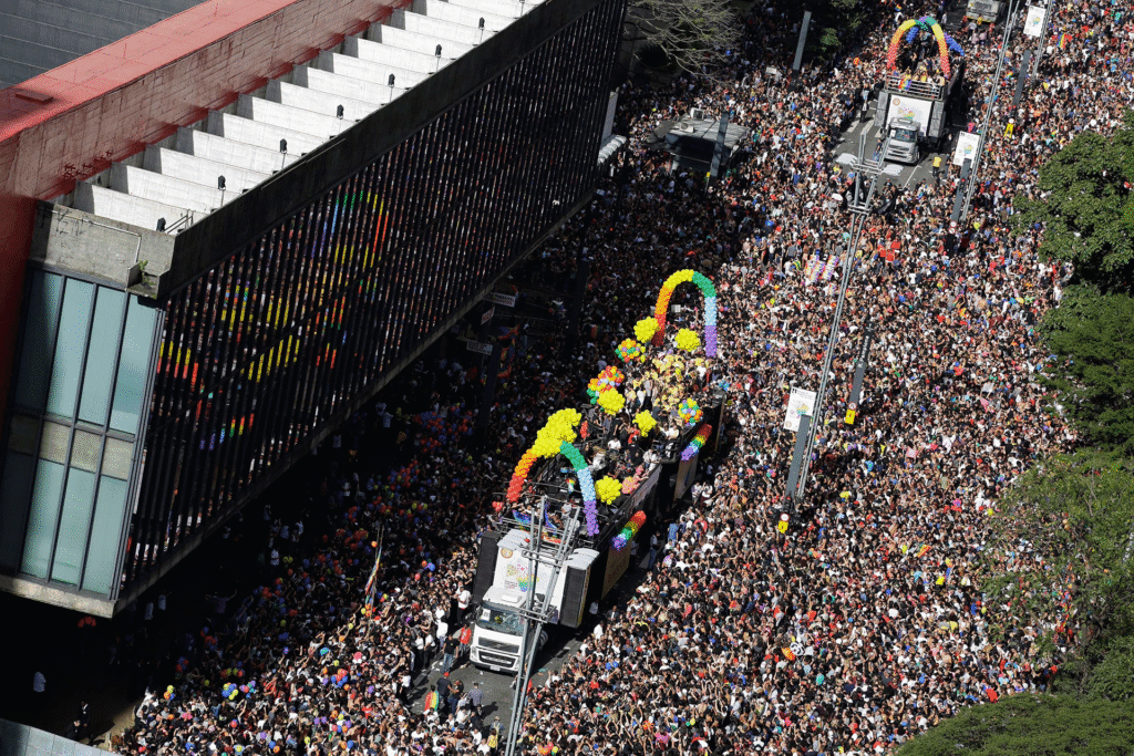 Marcha del orgullo Sao paulo