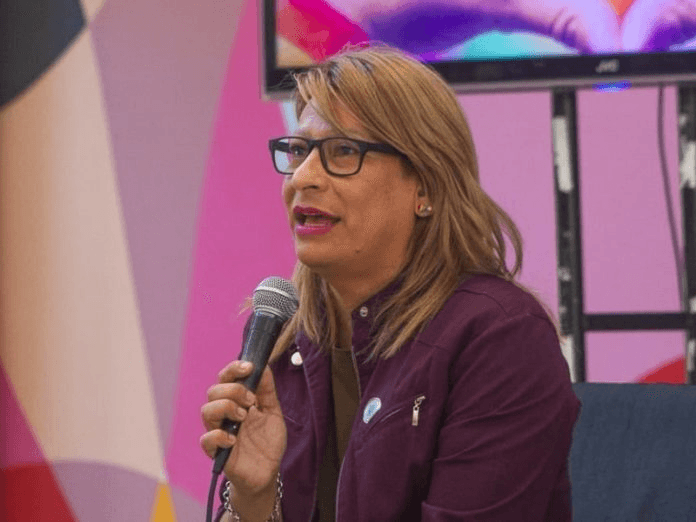 Úrsula Sabarece, presidenta de la Fundación “Furia Travesti”