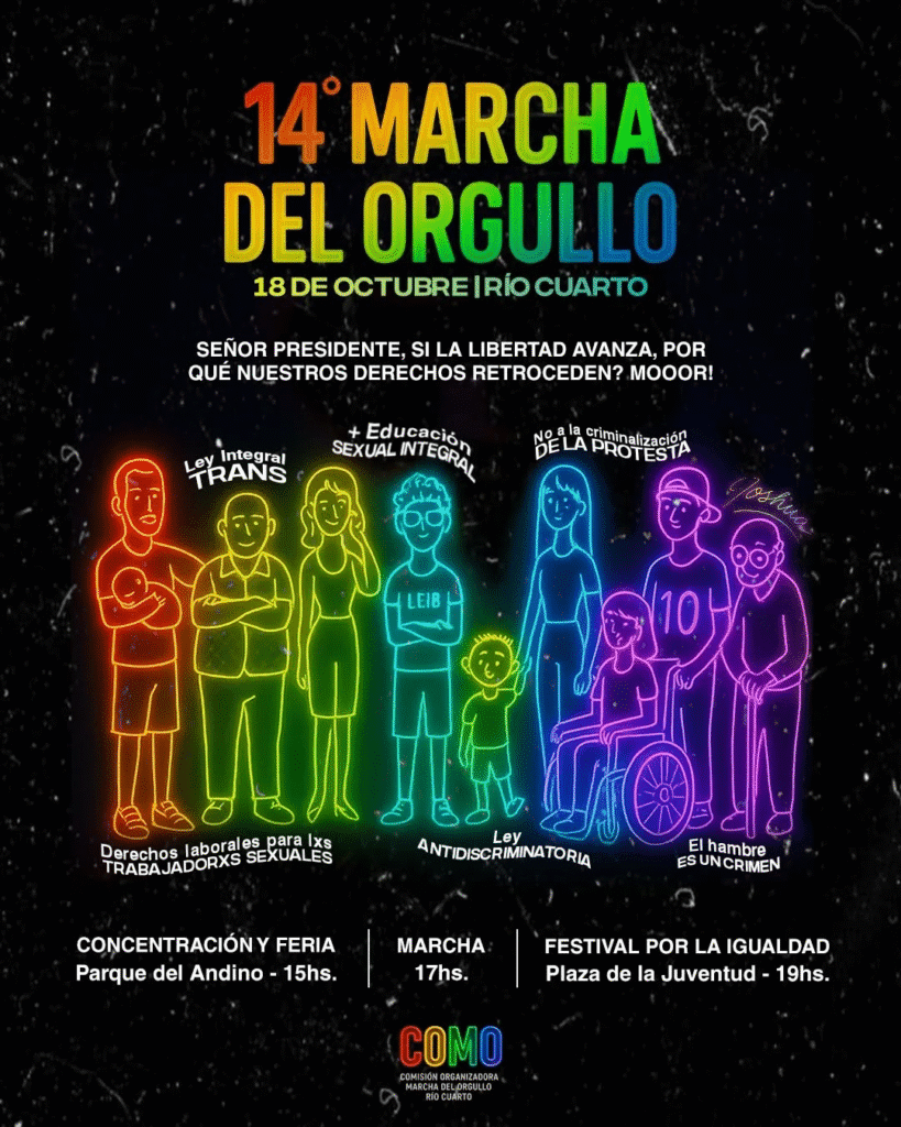 marcha del orgullo rio cuarto cordoba
