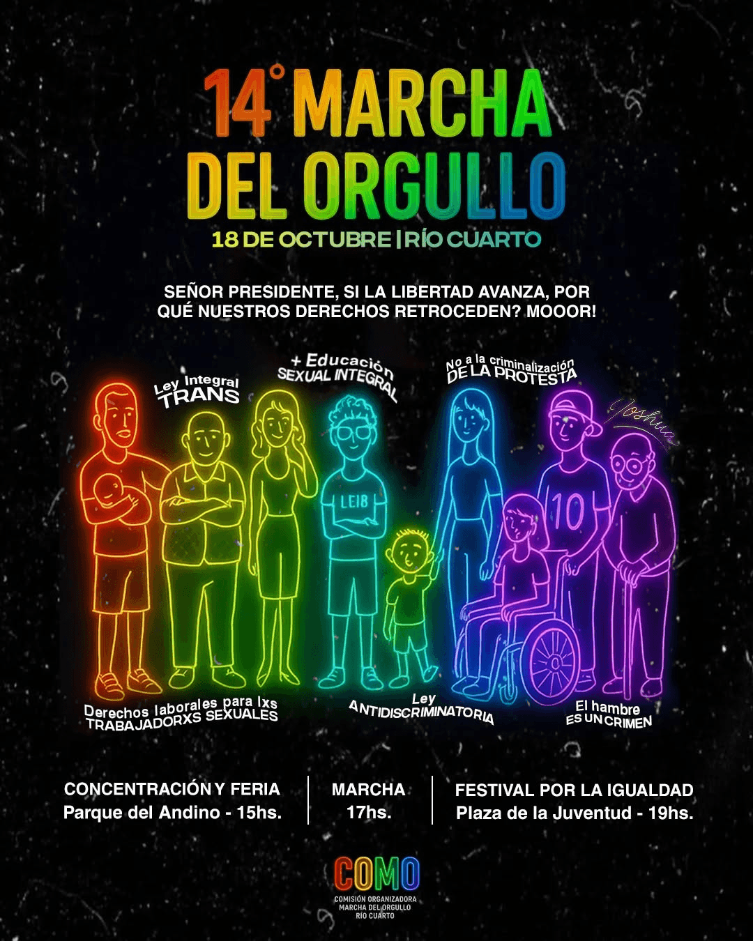 marcha del orgullo rio cuarto cordoba