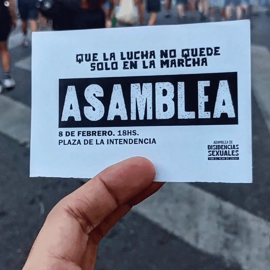 Córdoba: La Asamblea de Disidencias Sexuales se estrena en la Marcha con una MariCamiona