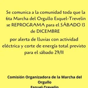 6ta MARCHA DEL ORGULLO ESQUEL - TREVELIN