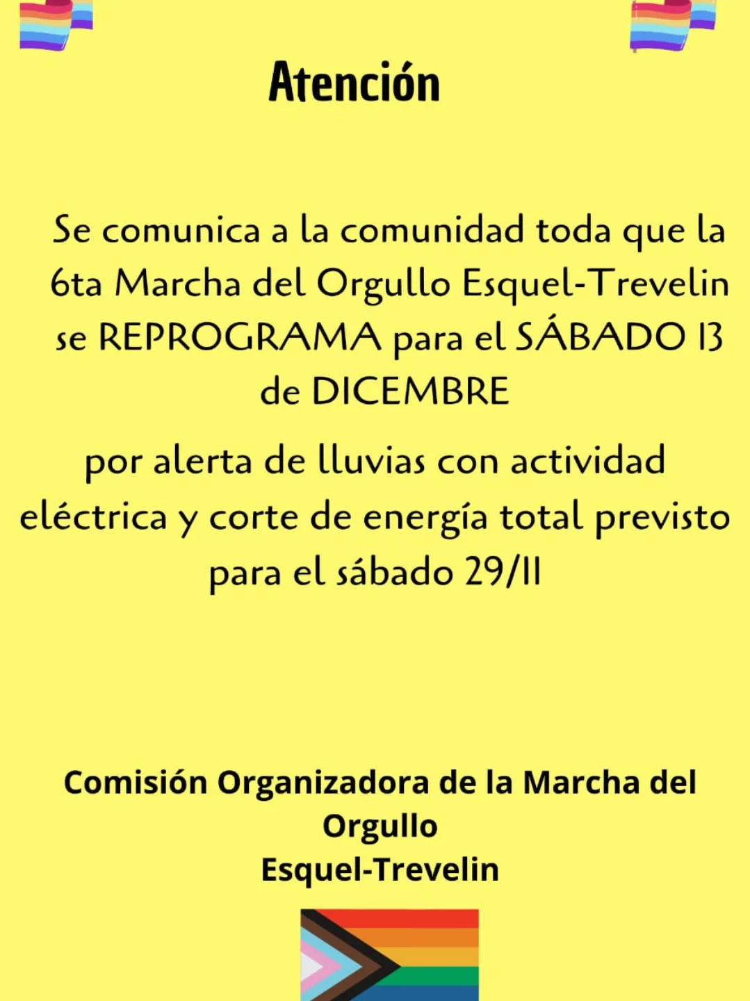 6ta MARCHA DEL ORGULLO ESQUEL - TREVELIN