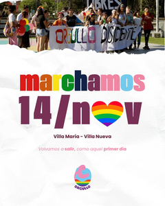 Villa María/Villa Nueva (Córdoba) - Marcha del Orgullo LGBTIQ+
