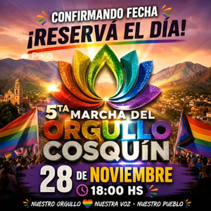 Cosquín, Córdoba - 5° Marcha del Orgullo LGBTIQ+
