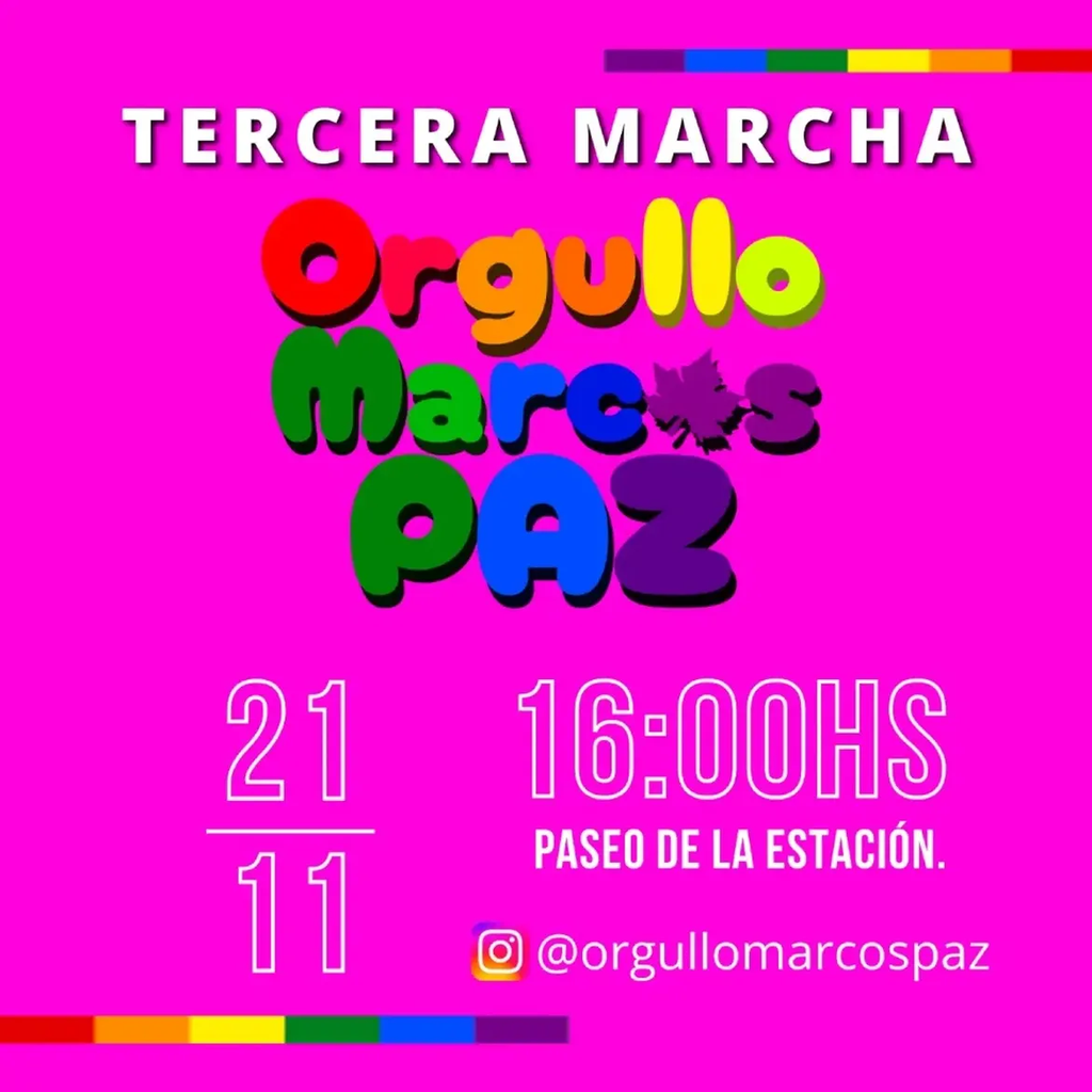 AMBA: Marcos Paz - 3° Marcha del Orgullo LGBTIQ+