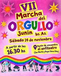 Junín, PBA - 7° Marcha del Orgullo LGBTIQ+