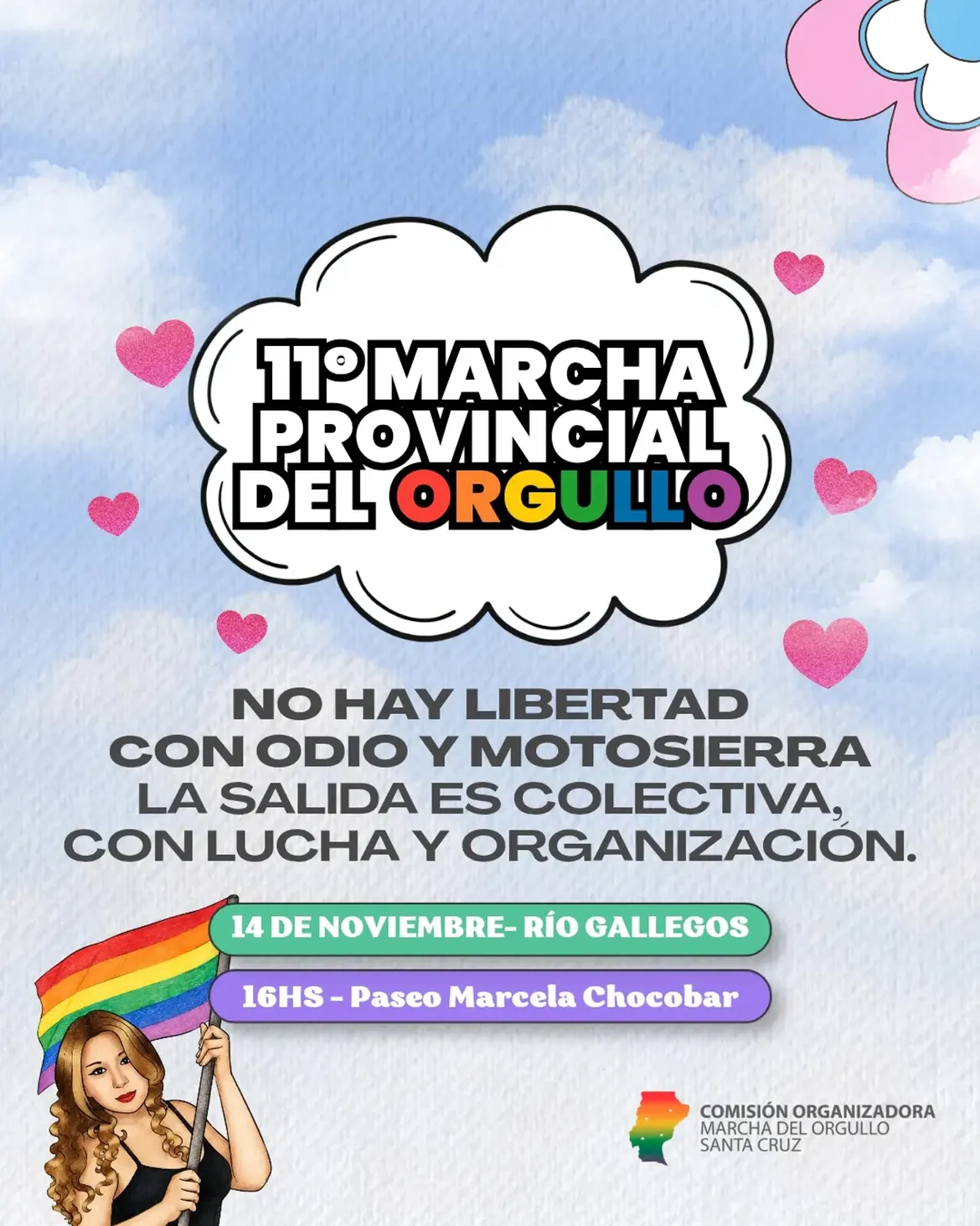 Río Gallegos, Santa Cruz - Marcha del Orgullo LGBTIQ+ Provincial