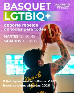Este 2026 sumate al deporte rebelde que cambia las reglas para todes 🏳️‍⚧️ Basquet TTNB, todos los niveles con la Liga