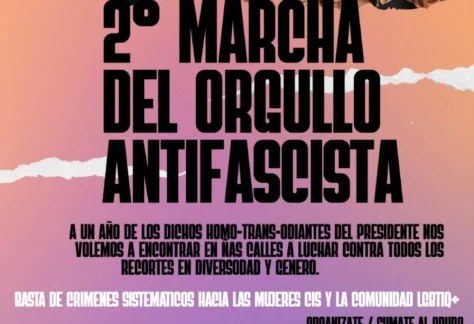 Segunda Marcha del Orgullo Antifascista en Mar del Plata