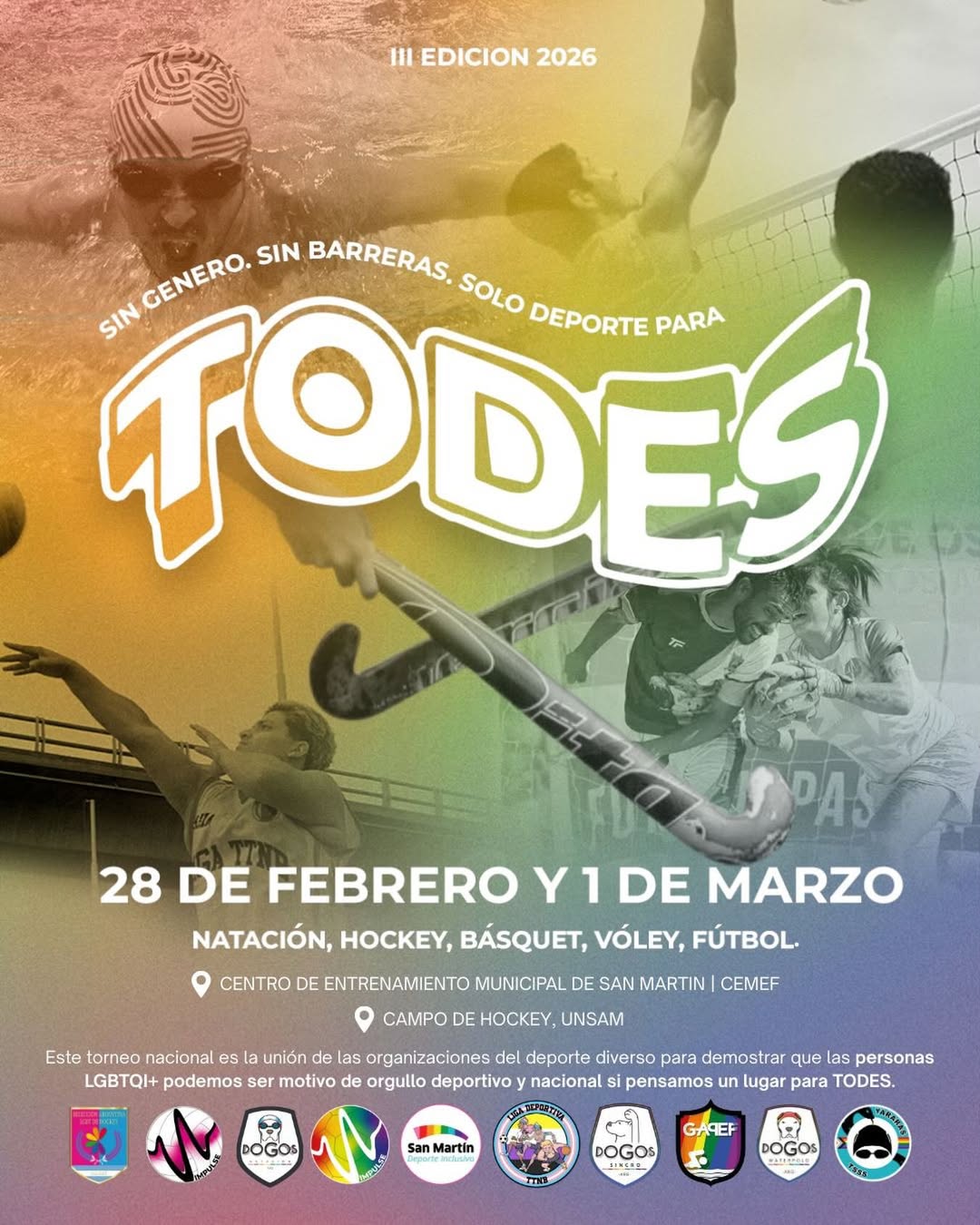 🏳️‍⚧️ TORNEO NACIONAL TODES 🏳️‍🌈 ✨ III EDICIÓN · 2026 ✨ 📅 28 de febrero y 1 de marzo
