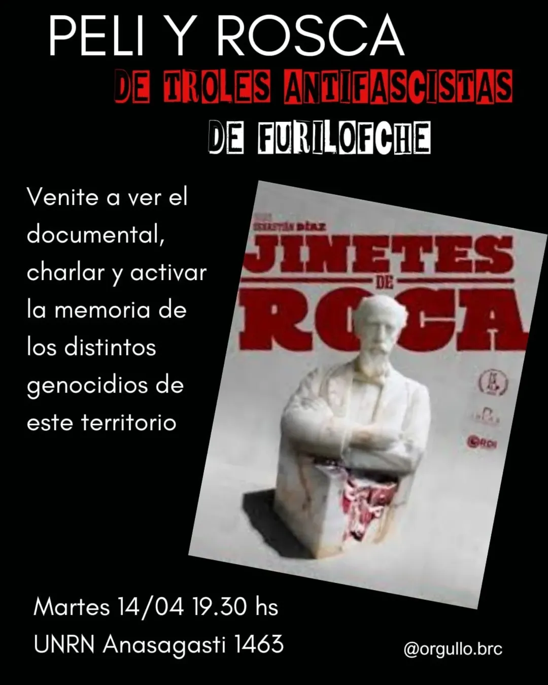 Invitación abierta a encontrarnos este martes a charlar y compartir 👌🏽 Lo necesitamos más que siempre! ✊🏽 Corré la voz 📣