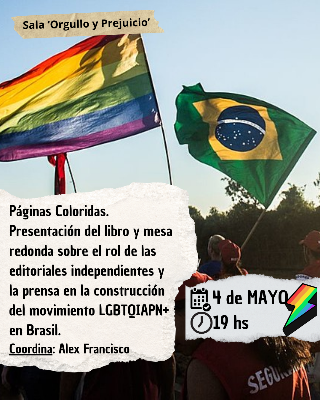 4 de Mayo - 19hs - Páginas Coloridas