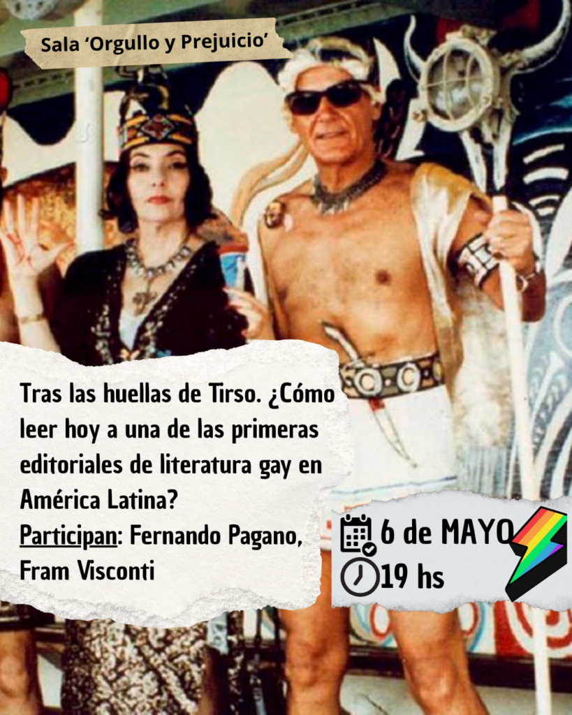Tras las huellas de Tirso. ¿Cómo leer hoy a una de las primeras editoriales de literatura gay en América Latina?