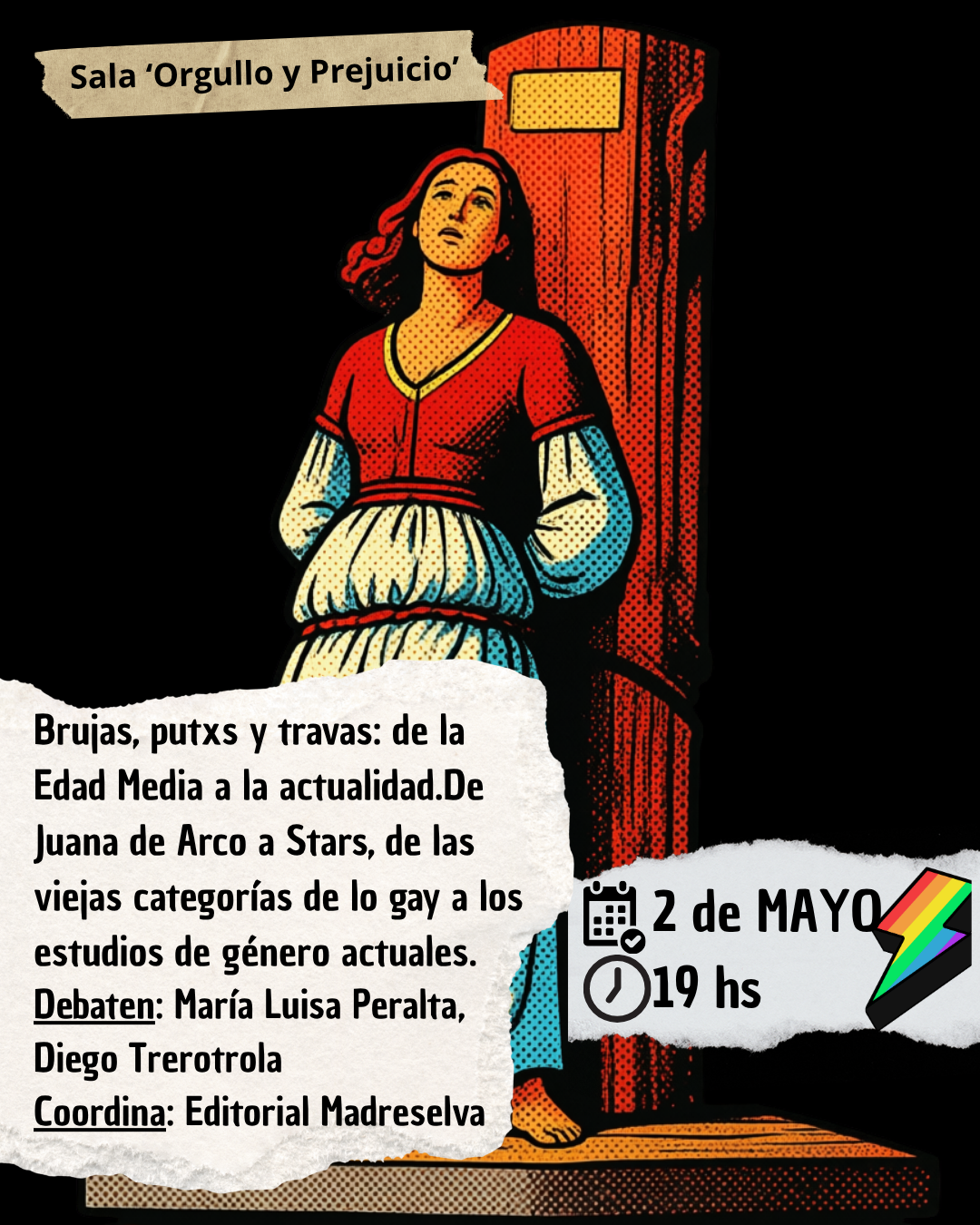 2 de Mayo - 19hs - Brujas, putxs y travas