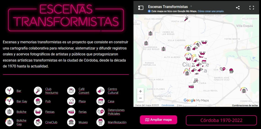 Mapear la memoria: el proyecto que rescata 50 años de cultura LGBTIQ+ en Córdoba