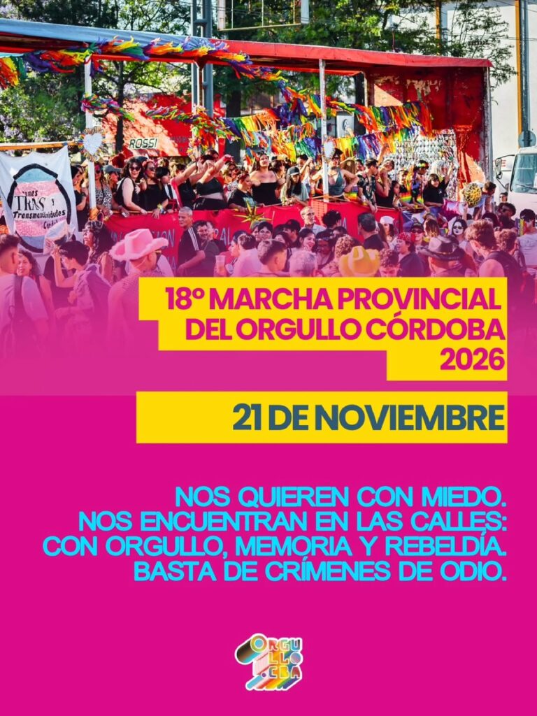 Córdoba - 18° MARCHA PROVINCIAL DEL ORGULLO LGBTTTIAQNB+