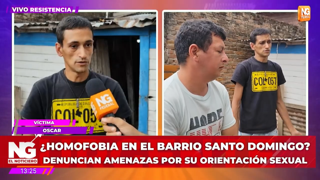 Chaco: Pareja LGBTIQ+ visibiliza hostigamiento homo odiante de un vecino