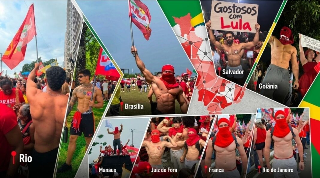 «Gostosos com Lula»: del torso sin remera a la batalla por la atención digital en el balotaje de Brasil